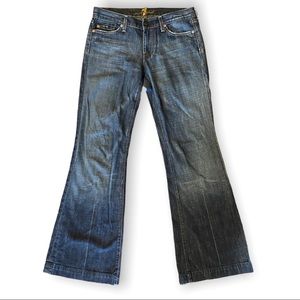 7 For All Mankind Dojo Wide Leg Flare Jeans